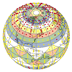 Mandala on globe